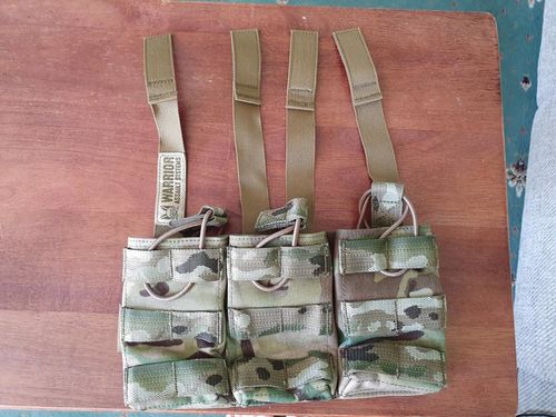 More information about "Warrior Triple open 5.56mm mag pouch"