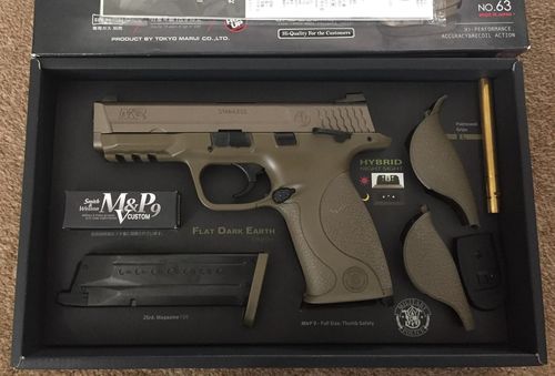 More information about "Tokyo Marui M&P9 V-Custom Tan GBB Pistol"