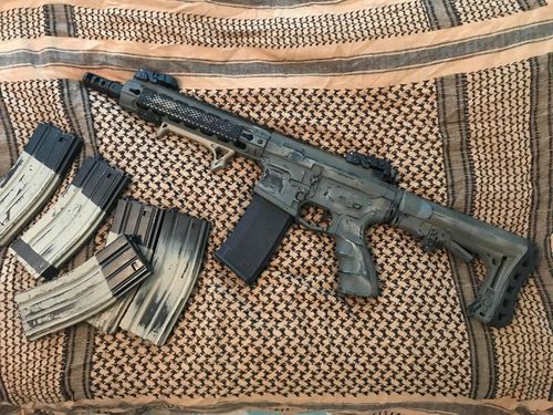 More information about "G&G Warthog 9" Keymod, wired Deans"