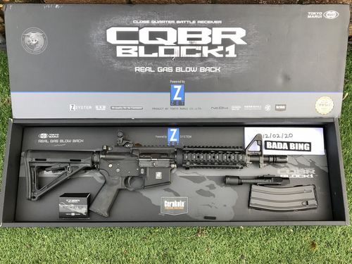 More information about "Marui M4 CQB-R MWS GBB (Semi Only) Battle Ready Pack"