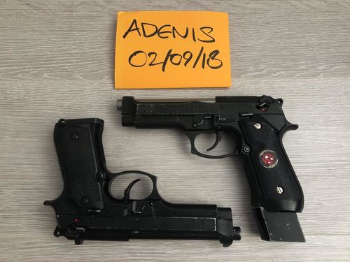 More information about "WE M92 Biohazard Barry Burton Edition + WE M92FS Spares Gun"