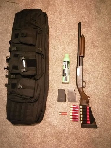 More information about "Tokyo Marui M870 wood stock gas shotgun"