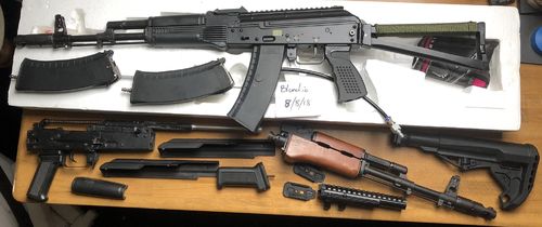 More information about "KWA AK74 GBB HPA with Reaper Customs magazine, 2 Low cap magazines and box of spare parts/accessories"