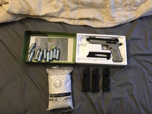 More information about "ASG branded KJ Works CZ P-09 GBB pistol NEVER SEEN ACTION NEED GONE ASAP"