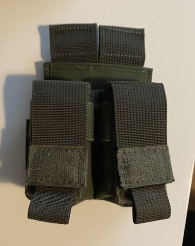 More information about "Warrior Double Pistol Mag Pouch Olive Drab"