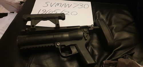 More information about "Iron airsoft m320 40mm grenade launcher"