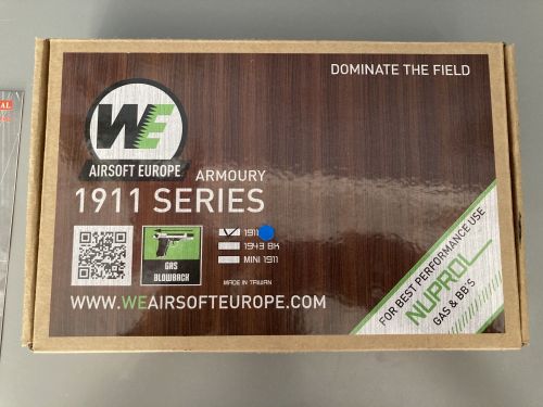 More information about "WE M1911 Gas Powered Airsoft Gun with Magazine"