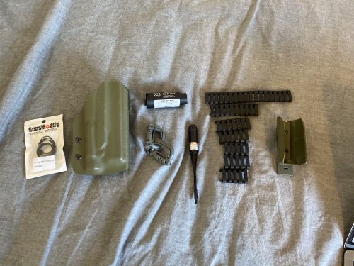 More information about "Kydex G17 Pistol & TRMR grenade holsters, sound hog, T1 protector"