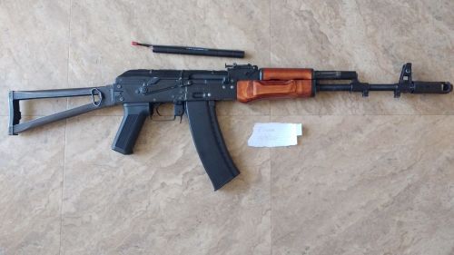 More information about "CYMA Metal AK74 side folder with LCT wood furniture"