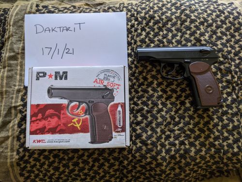 More information about "KWC co2 Makarov Airsoft Pistol NBB"