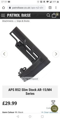 More information about "Wanted APS RS2 Slim stock"