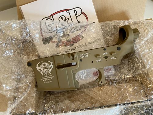 More information about "Brand New G&P Seal Skull Metal lower receiver (DE)"
