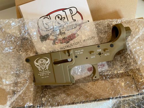 More information about "Brand New G&P Seal Skull Metal lower receiver (DE)"