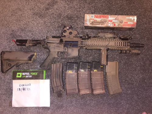 More information about "UKSF Style G&P Daniel Defense MK18 AEG"