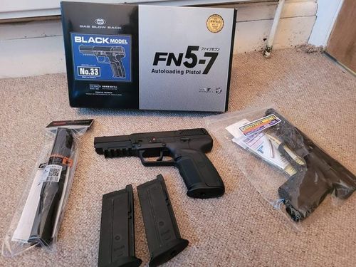 More information about "Brand New Marui FN Five Seven With Guarder Slide And Frame, Upgrades And 2 Extra Mags"