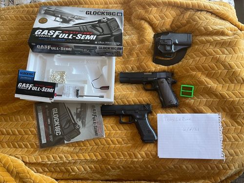 More information about "TM G18c & We Double Barrel 1911"