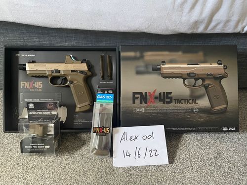 More information about "TM Fnx-45 with Micro sight and spare mag"