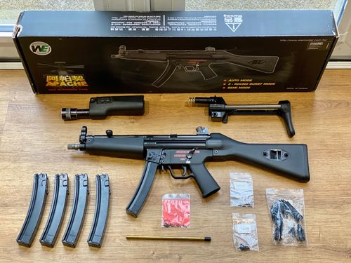 More information about "WE Apache MP5 | £350 with one mag | extras available"