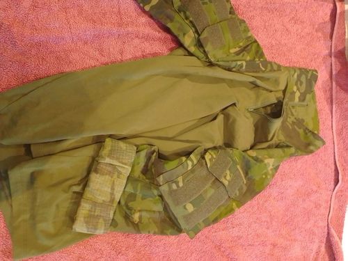 More information about "MC tropic combat shirt, DCU combat uniform, plain tan/beige hikinhg trousers"