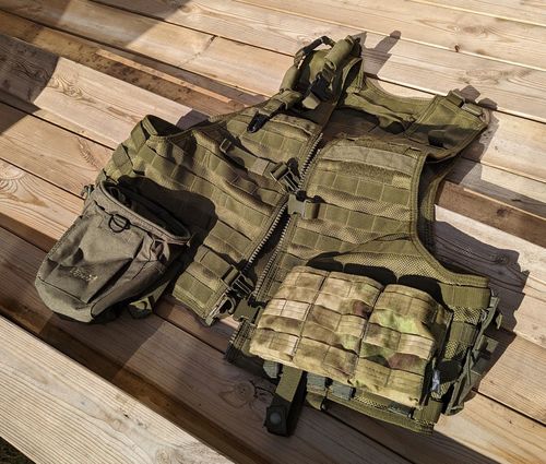 More information about "5.11 LBE TACTICAL VEST 2XL Olive Drab inc pouches"