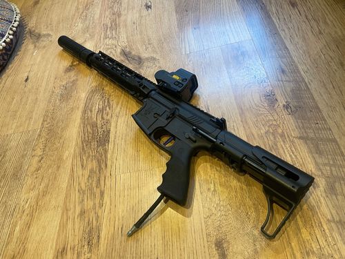 More information about "*pending trade* Wolverine mtw 10” billet (airsmiths signature upgrade/ gorilla fcu)"