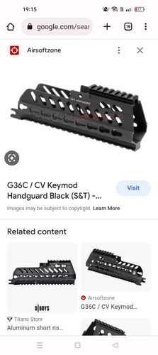 More information about "G36 handguard"