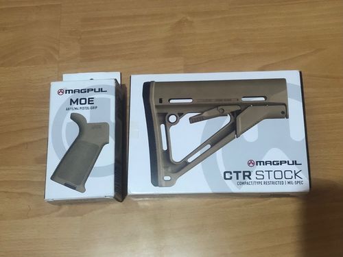 More information about "Magpul CTR stock and MOE grip for AR-15 FDE"