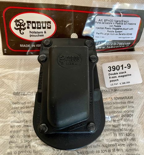More information about "PRICE DROP - 9mm medium frame pistol VegaHolsters hip holster, Fobus 9mm double stack magazine holster"