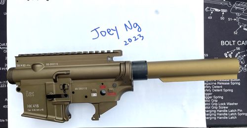 More information about "UMAREX VFC HK416A5 FORGED UPPER & LOWER RECEIVER for GBBR"