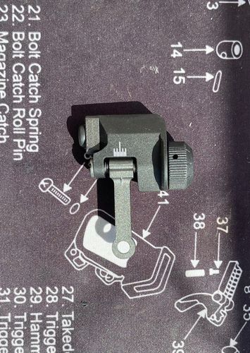 More information about "VFC - KAC Type 300M Folding Rear Sight (BLACK)"