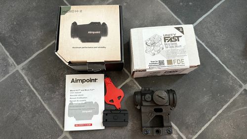 More information about "Aimpoint Micro H-2 Red Dot Sight (2MOA) - With Unity Tactical FAST riser mount"