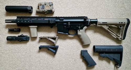 More information about "*Price Drop* UKSF L119A2 (Base - GHK GBBR M4 CQB 10.5" V2) + 2x Mags"