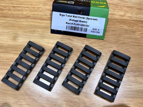 More information about "PTS ERGO 7 Slot Lowpro Rail Cover (4 pcs set, Foliage Green)"