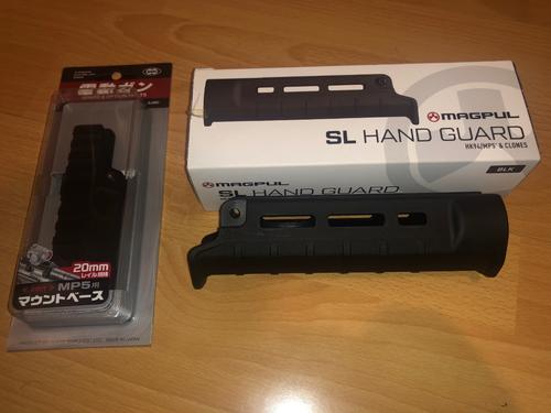 More information about "MP5 Magpul SL hand guard & Marui MP5 NGRS mount"