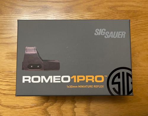 More information about "SIG Sauer ROMEO1PRO Reflex Red Dot Sight 6 MOA Dot Black - SOR1P101 ( Genuine )"