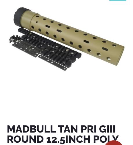 More information about "12.5” PRI round handguard, Mk12 Mod0 style"