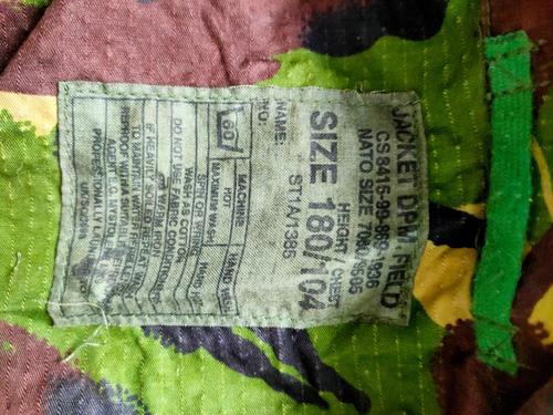 More information about "UK DPM jacket , Large"