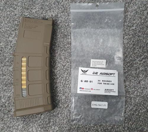 More information about "Brand New DE Airsoft P-Mag In Dark Earth For MWS Compatible Systems"