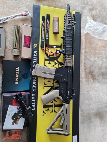 More information about "Daniel Defense m4 cyma platinum, gate titan 2, warhead"