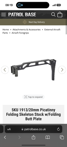 More information about "WTB Folding picatinny stock"