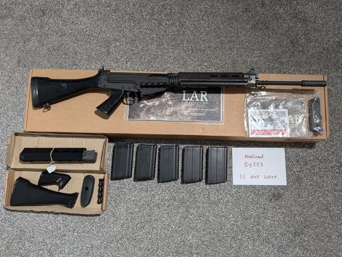 More information about "VFC LAR/FAL GBBR + 5 magazines + real furniture"