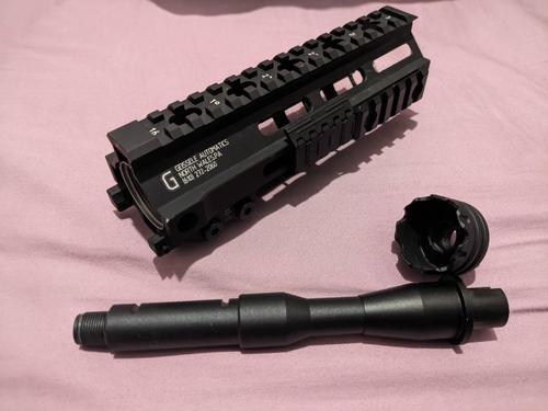 More information about "Clone Geissele MK8 7" rail with barrel nut for TM MWS & outer barrel set"
