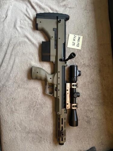 More information about "SRS Silver Black sniper riffle"