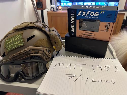 More information about "FMA Caiman Bump Helmet with Ex-fog and Wiley X goggles"