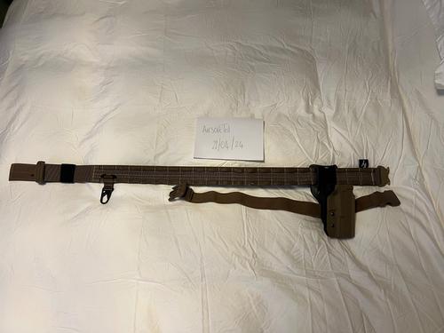 More information about "KYDEX CUSTOMS COYOTE SHOOTERS BELT WITH MID RIDE GLOCK HOLSTER"