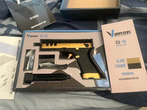 More information about "VORSK EU18 Vented Slide Pistol - Gold"