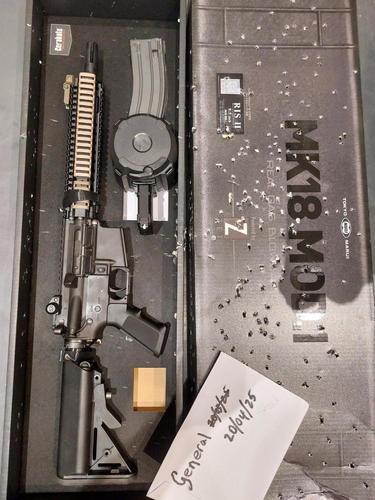 More information about "Tokyo marui mws mk18 mod1 + drum mag"