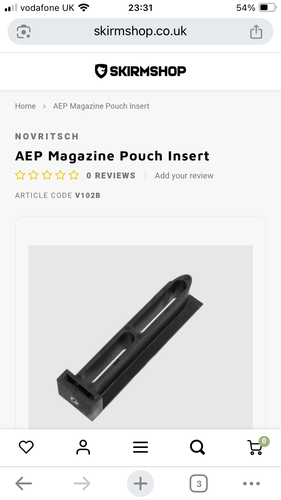 More information about "AEP Magazine pouch Insert"