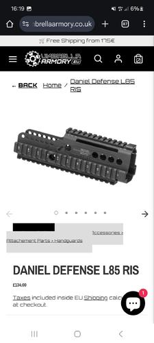 More information about "WANTED - Daniel Defence rail for G&G L85A2"