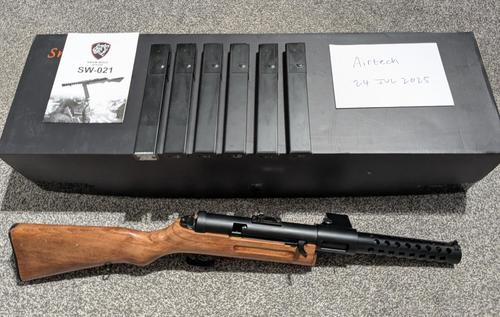 More information about "Modified Snow Wolf MP18 AEG + 6 magazines"